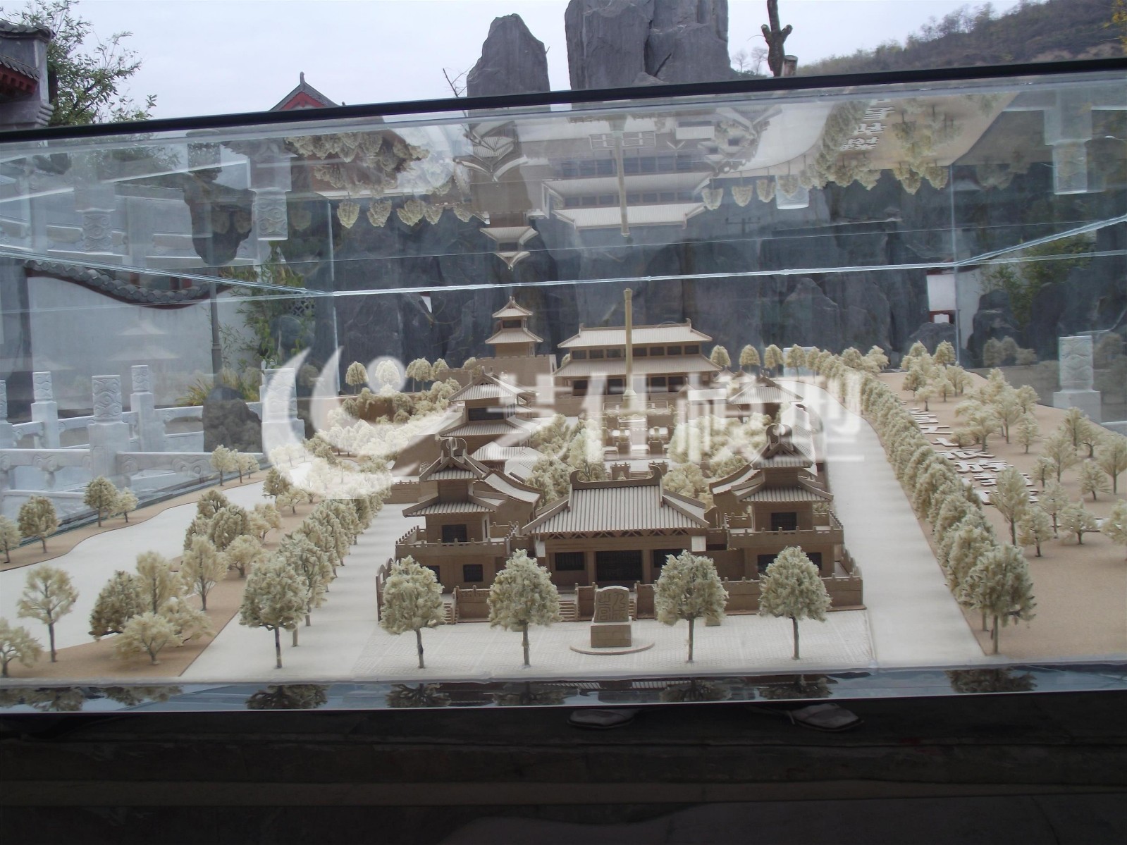 麟游县九成宫文化旅游街区模型